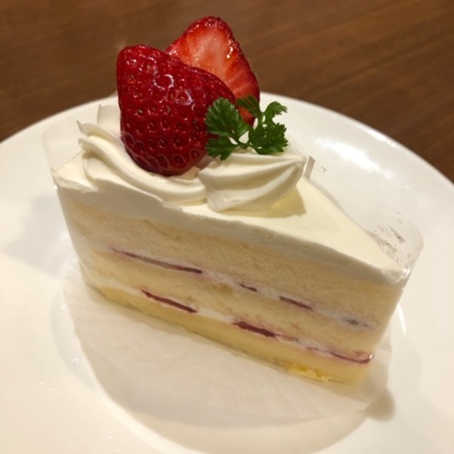 苺のショートケーキの画像